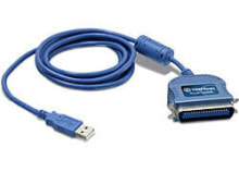 Компьютерные разъемы и переходники trendnet TU-P1284 кабель для принтера 2 m Синий