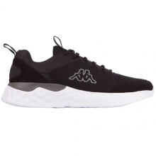 Мужская спортивная обувь для бега Мужские кроссовки спортивные для бега черные текстильные низкие  с белой подошвой Kappa Pendo 243026 shoes
