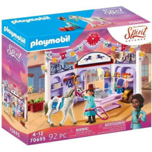 Детские игровые наборы и фигурки из дерева Игровой набор Playmobil Магазин конного снаряжения в Мирадеро