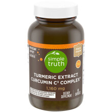 Simple Truth Turmeric Extract Curcumin C3 Complex ---Комплекс куркумина С3 с экстрактом куркумы  - 1160 мг - 60 капсул