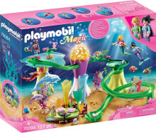Детские игровые наборы и фигурки из дерева набор с элементами конструктора Playmobil Magic 70094 Бухта русалок