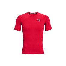 Мужские футболки мужская футболка спортивная красная Under Armour Heatgear Armour