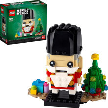 Щелкунчики lEGO 40425 BrickHeadz Nutcracker Christmas Toy with Christmas Tree, Men, Women and Children from 10 Years