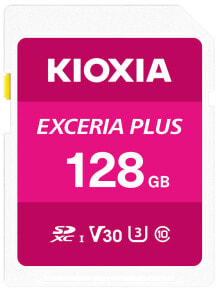 Карты памяти kioxia Exceria Plus карта памяти 128 GB SDXC Класс 10 UHS-I LNPL1M128GG4