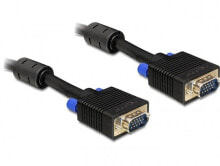 Компьютерные разъемы и переходники DeLOCK 2m VGA Cable VGA кабель VGA (D-Sub) Черный 82557
