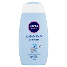 Средства для купания малышей nivea Baby Bubble Bath Кремовая пена для ванны для чувствительной кожи малыша 500 мл