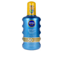 Средства для загара и защиты от солнца Nivea Sun Protege Refresca Spray SPF50 Солнцезащитный спрей для тела  200 мл