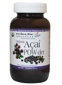 Антиоксиданты Eclectic Institute Organic Acai Powder Растительный порошок асаи антиоксидантное средство 90 г