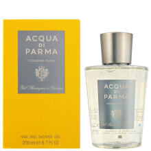 Парфюмированная косметика Acqua Di Parma Colonia Pura Hair & Shower Gel Парфюмированный шампунь и гель для душа 200 мл