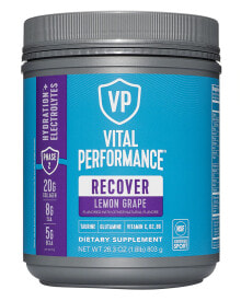 Vital Proteins Vital Performance Recover Powder Комплекс с 20 г коллагена + 8 г незаменимых аминокислот + 5г ВСАА  803 г со вкусом лимона и винограда