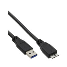 Компьютерные разъемы и переходники InLine 35410 USB кабель 1 m USB A Micro-USB B Черный