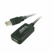 Компьютерные разъемы и переходники Удлинительный кабель NANOCABLE 10.01.0211 USB 5 m