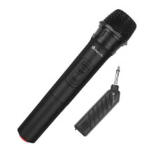 Вокальные микрофоны Kараоке-микрофоном NGS Singer Air 261.8 MHz 400 mAh Чёрный