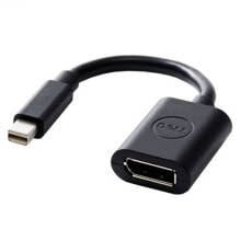 Компьютерные разъемы и переходники dELL 470-13627 кабельный разъем/переходник 20-pin DisplayPort FM Apple mini-DisplayPort M Черный