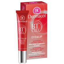 Средства для ухода за кожей вокруг глаз Dermacol BT-Cell Eye & LIp Cream Крем-лифтинг для глаз и губ 15 мл
