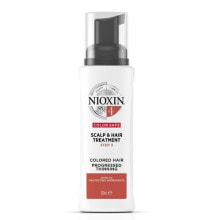 Средства для особого ухода за волосами и кожей головы Nioxin System 4 Scalp & Hair Treatment  Восстанавливающее средство для окрашенных волос с прогрессирующим истончением 100 мл