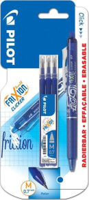 Письменные ручки Pilot Pióro kulk. FriXion Clicker niebieski 0.7 + wkłady