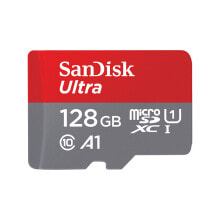 Карты памяти sanDisk Ultra microSD карта памяти 128 GB MicroSDXC UHS-I Класс 10 SDSQUNR-128G-GN3MA