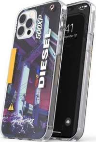 Чехлы для смартфонов Diesel DIESEL CLEAR CASE MAD DOG JONES AOP IPHONE 12 / 12 PRO WIELOBARWNY standard
