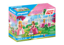 Детские игровые наборы и фигурки из дерева Набор с элементами конструктора Playmobil Стартовый набор Сад Принцессы PM70819