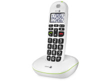 Телефоны doro PhoneEasy 110 DECT телефон Белый Идентификация абонента (Caller ID) 380107
