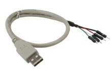 Компьютерные разъемы и переходники InLine 33440B USB кабель 0,4 m Серый