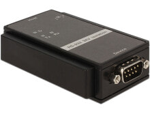 Компьютерные разъемы и переходники deLOCK 62500 кабельный разъем/переходник RS-232 Черный