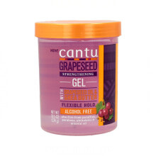 Гели и лосьоны для укладки волос Cantu Grapessed Strengthening Gel Гель для гибкой фиксации волос с маслами винограда и ши 524 г