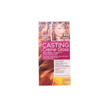 Краска для волос Loreal Paris Casting Creme Gloss Hair Color No.834 Amber Blonde Питательная безаммиачная крем-краска для волос, оттенок янтарный русый