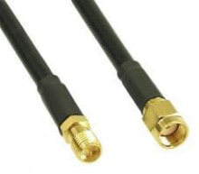 Компьютерные разъемы и переходники InLine 40862 сетевой кабель 2 m Черный