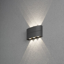 Фасадные светильники Konstsmide 7853-370 настенный светильник Подходит для наружного использования Антрацит, Серый