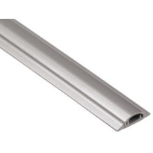 Кабель-каналы hama Cable Duct, semicircular, 100/9 cm, silver 00020616