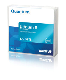 Диски и кассеты Quantum MR-L8MQN-01 чистые картриджи данных LTO 12000 GB 1,27 cm