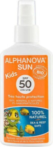 Alphanova Kids Sun Bio Sunscreen Spray SPF50 Натуральный солнцезащитный спрей для детей 125 мл