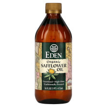 Растительное масло эдэн Фудс, Органическое сафлоровое масло, нерафинированное, 16 жидких унций (473 мл)