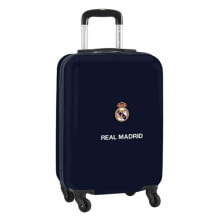 Мужские чемоданы Чемодан для ручной клади Real Madrid C.F. 612034851 Тёмно Синий 20'' (34.5 x 55 x 20 cm)
