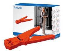 Инструменты для монтажа сетевых линий LogiLink Crimping tool Оранжевый WZ0009
