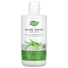 Nature's Way Organic Aloe Vera Whole Leaf Juice Алоэ вера, сок из листьев 1000 мл