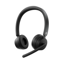Наушники microsoft Modern Wireless Headset for Business Гарнитура Оголовье Bluetooth Черный 8JS-00004