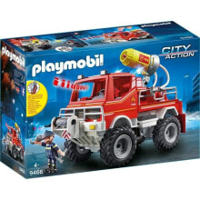 Детские игровые наборы и фигурки из дерева Игровой набор с элементами конструктора Playmobil Пожарный фургон 9466
