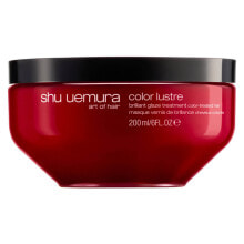Маски и сыворотки Shu Uemura Color Lustre Nourishing Hair Mask Питательная маска для блеска и яркости окрашенных волос 200 мл