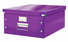 Школьные файлы и папки Leitz 60450062 файловая коробка/архивный органайзер Древесноволокнистая плита (ДВП) Пурпурный