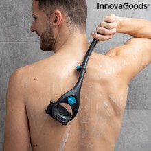 Мужские бритвы и лезвия innovaGoods Omniver Back and Body Folding Shaver Складная бритва для спины и тела