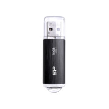 USB  флеш-накопители Silicon Power Blaze B02 USB флеш накопитель 16 GB USB тип-A 3.2 Gen 1 (3.1 Gen 1) Черный SP016GBUF3B02V1K