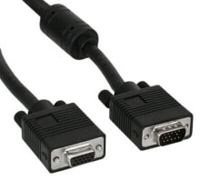 Компьютерные разъемы и переходники inLine 17722B VGA кабель 7 m VGA (D-Sub) Черный