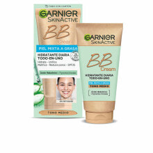 BB, CC и DD кремы Увлажняющий крем с цветом Garnier Skinactive Смешанная кожа Жирная кожа Medium Spf 25 (50 ml)