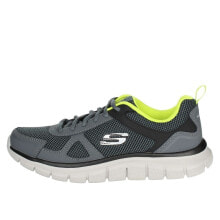 Мужская спортивная обувь для бега Мужские кроссовки спортивные для бега серые текстильные низкие Skechers 52630CCLM
