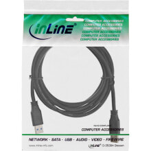 Компьютерные разъемы и переходники inLine 2.0m USB 3.0 USB кабель 2 m 3.2 Gen 1 (3.1 Gen 1) USB A Черный 35220