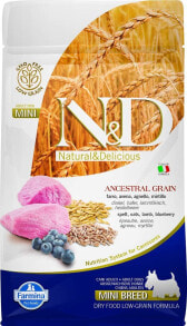 Сухой Farmina N & D Grain Arm Adult Mini Lamm U. Blueberry Dry Food