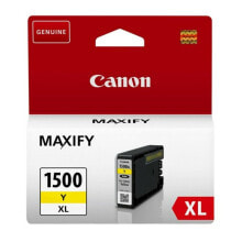 Картриджи для принтеров Картридж с оригинальными чернилами Canon PGI-1500XL Y Жёлтый